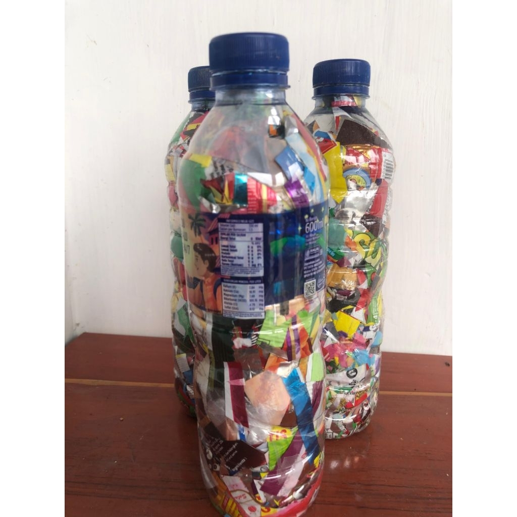 Ecobrick Botol Aqua 600ml