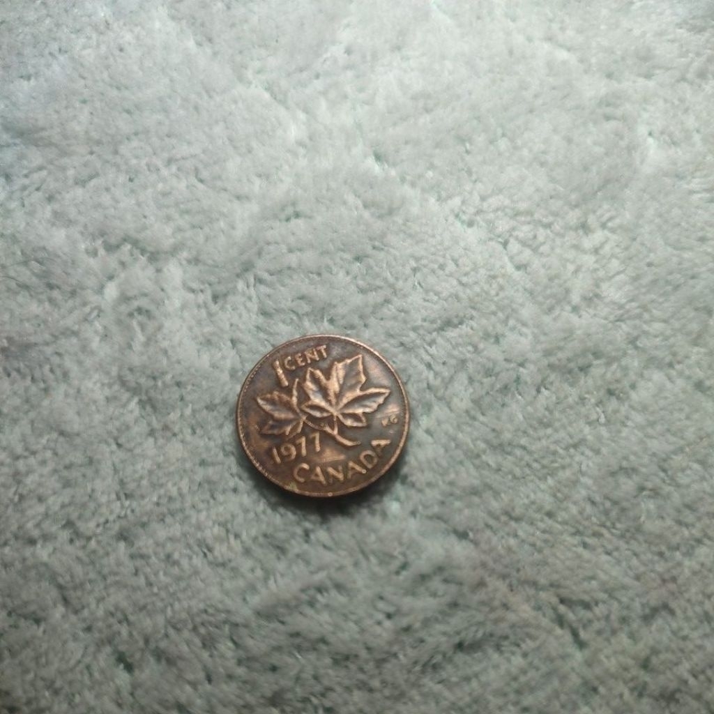Koin Kuno 1 cent canada 1977