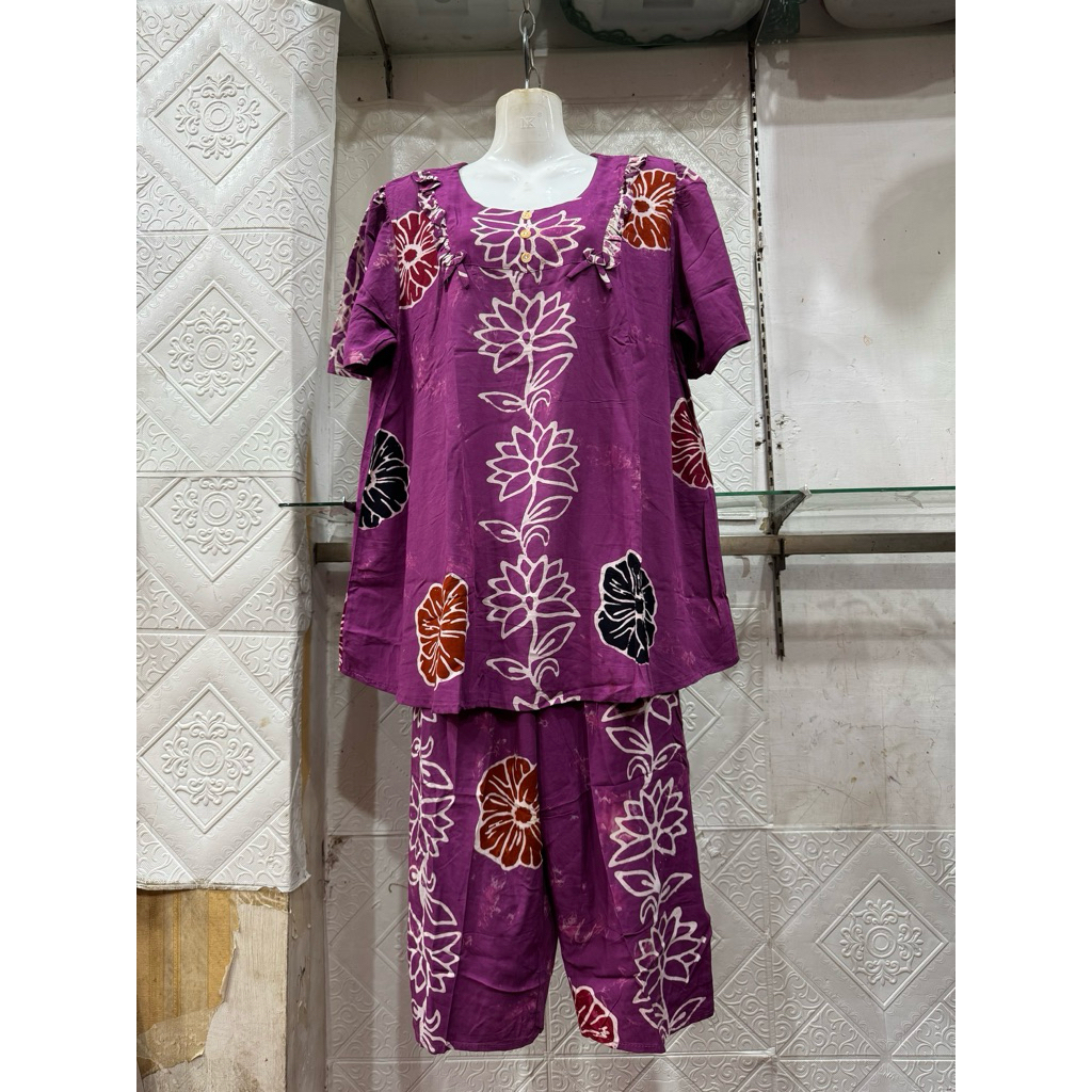 STELAN ALVIN BATIK CETAK  DEWASA CELANA 3/4