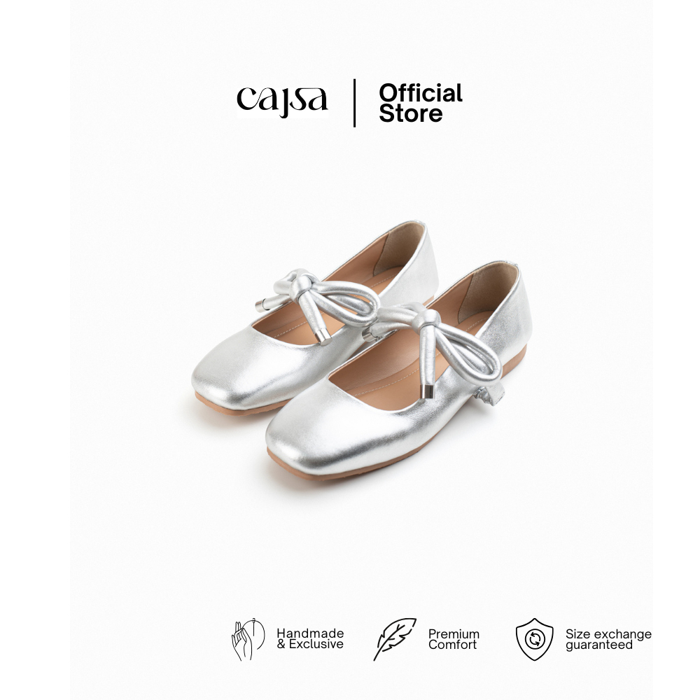 CAJSA | RUI SILVER - FLATSHOES