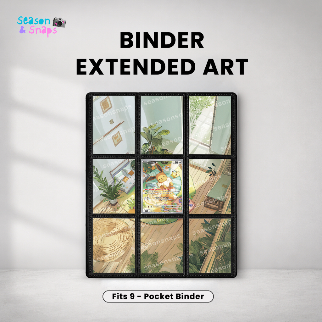 SEASONSNAPS Pokemon TCG Extended Art Binder - Eevee AR (Promo)