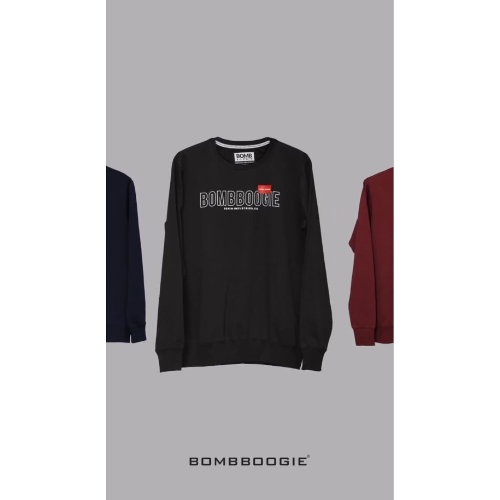 BOMBBOOGIE SWEATER HOODIE Black Original
