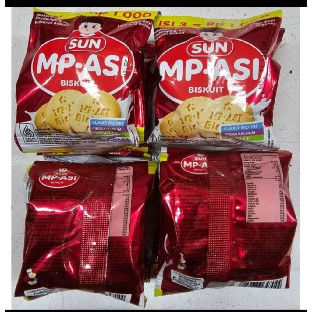 Sun MP ASI Biskuit 6-12 bulan 18g×5pcs (isi 5 sachet)