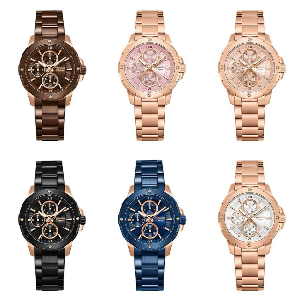 JAM WANITA ALEXANDRE CHRISTIE 6410 BF ORIGINAL GARANSI 1TAHUN