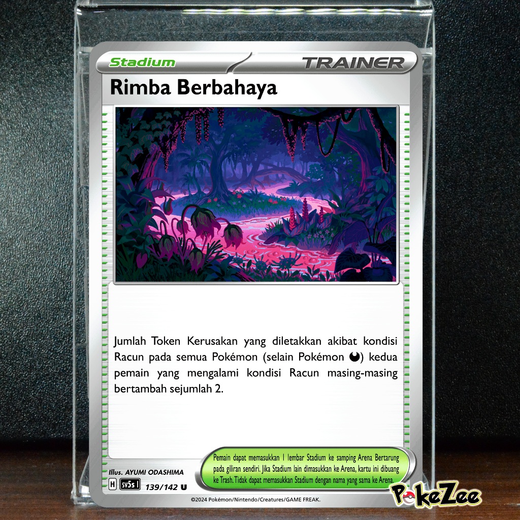 Rimba Berbahaya - Kartu Stadium Pokemon TCG Indonesia