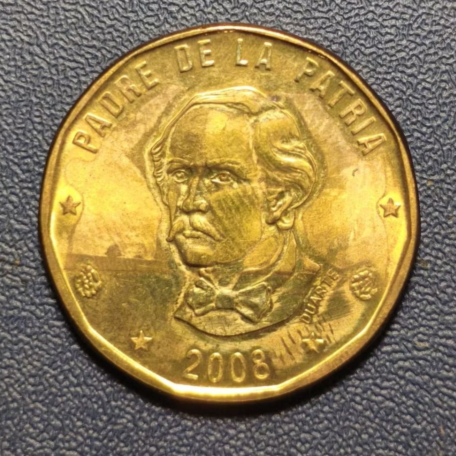 Koleksi Koin Asing Dominicana 1 Peso