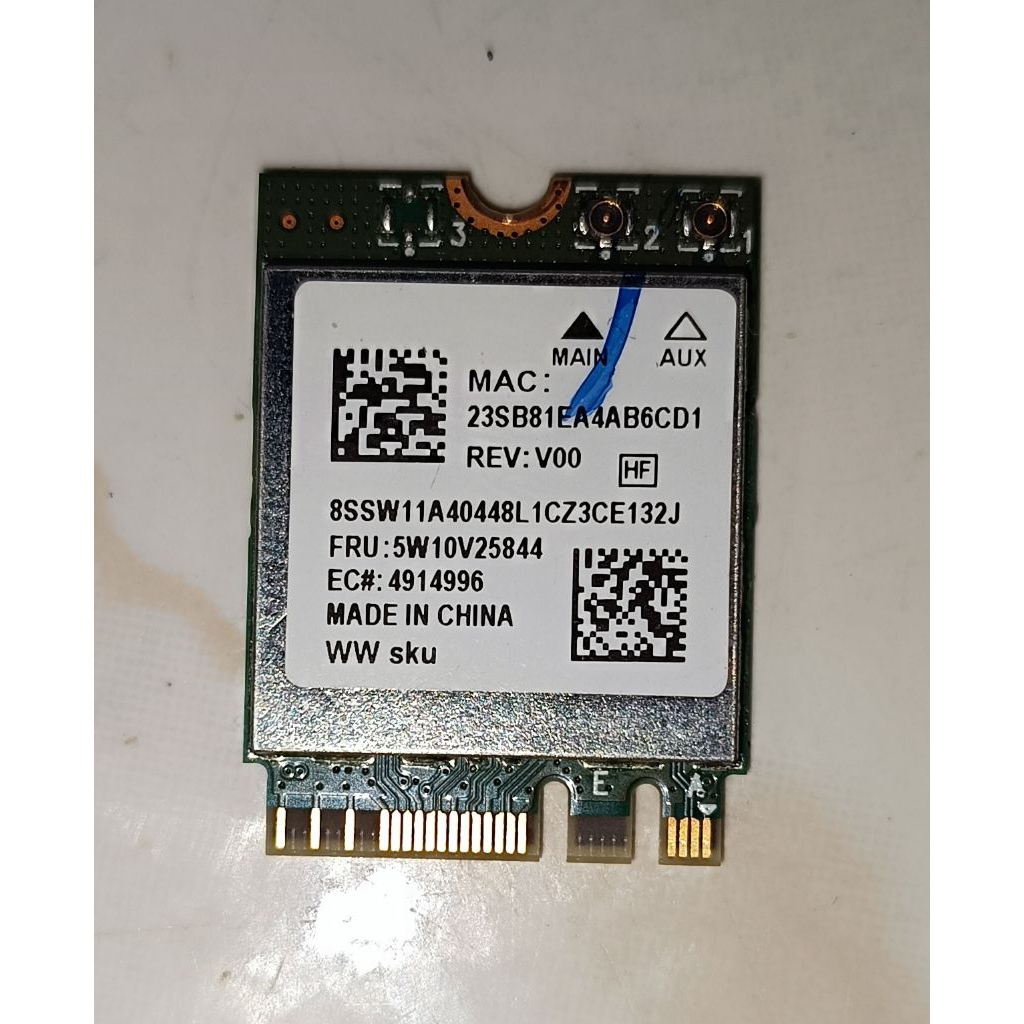 Wifi 6 Card Realtek RTL8852BE