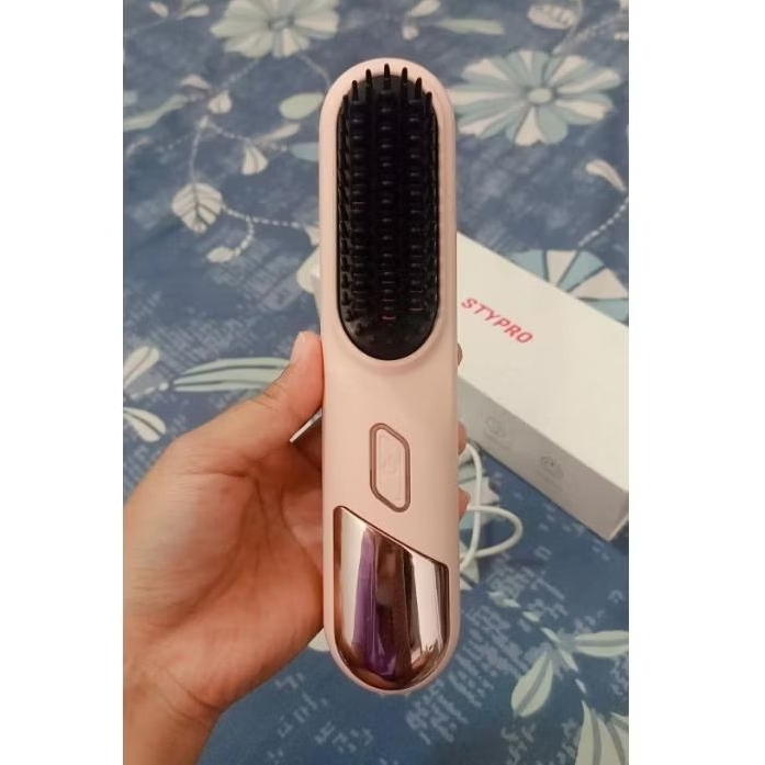 PL Hair Straightening Brush sisir pelurus rambut STYPRO