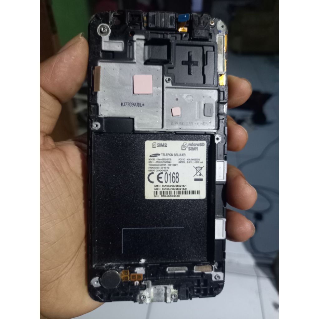 lcd tc + frame samsung j2 frame copotan