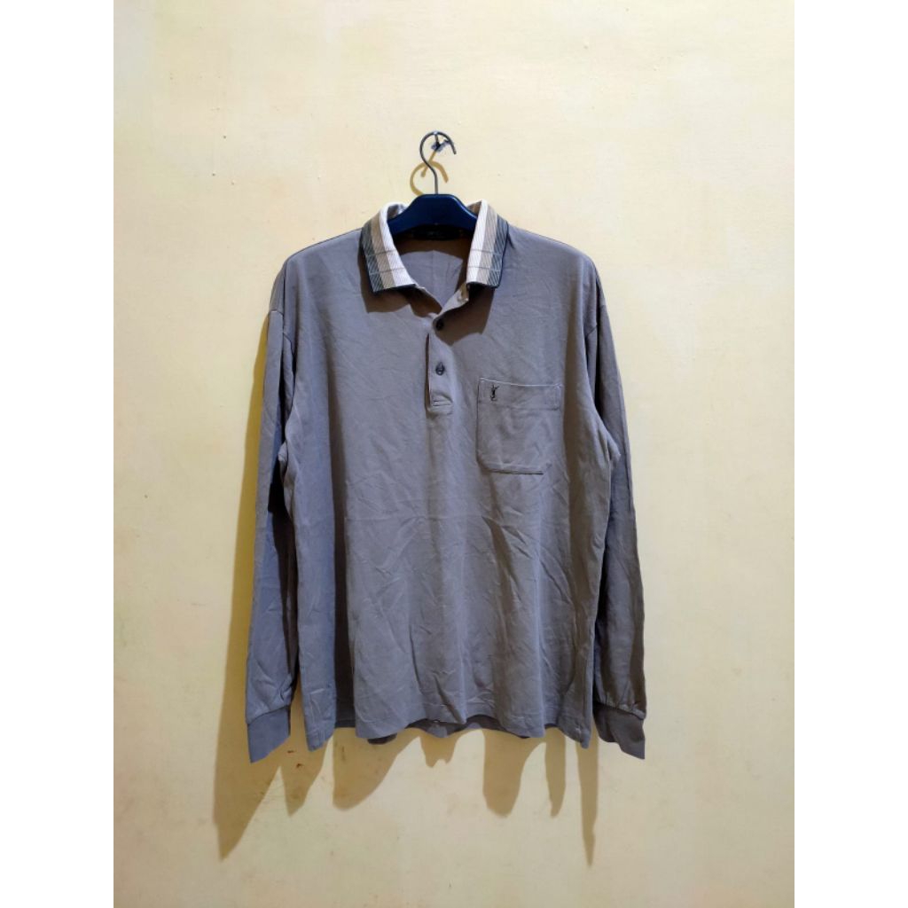 KAOS KERAH PANJANG YSL