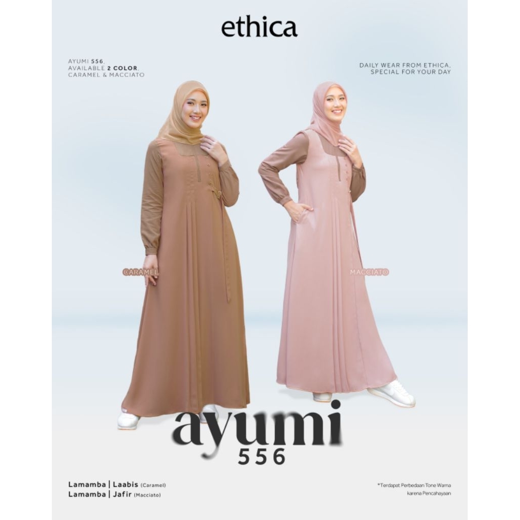 GAMIS ETHICA AYUMI 556 GAMIS POLOS TERBARU