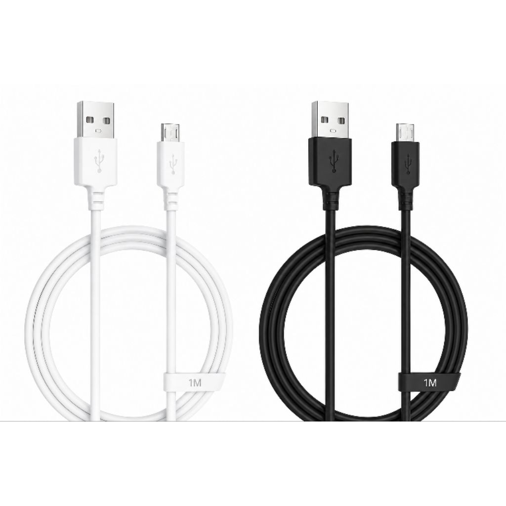 KABEL USB TO MICRO USB HITAM BIASA AJA 1METERAN MATARAM REMBIGA
