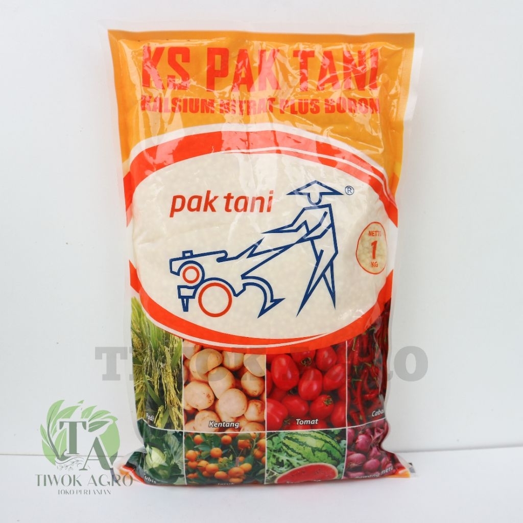 Pupuk KS Pak Tani Kalsium Nitrat Plus Boron 1kg Cegah Busuk Buah Dan Rontok Bunga