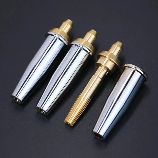 Mata Blender Las Potong Nozzle Obor Gas LPG Propana Cutting Tip Tembaga No 1 2 3 10pcs