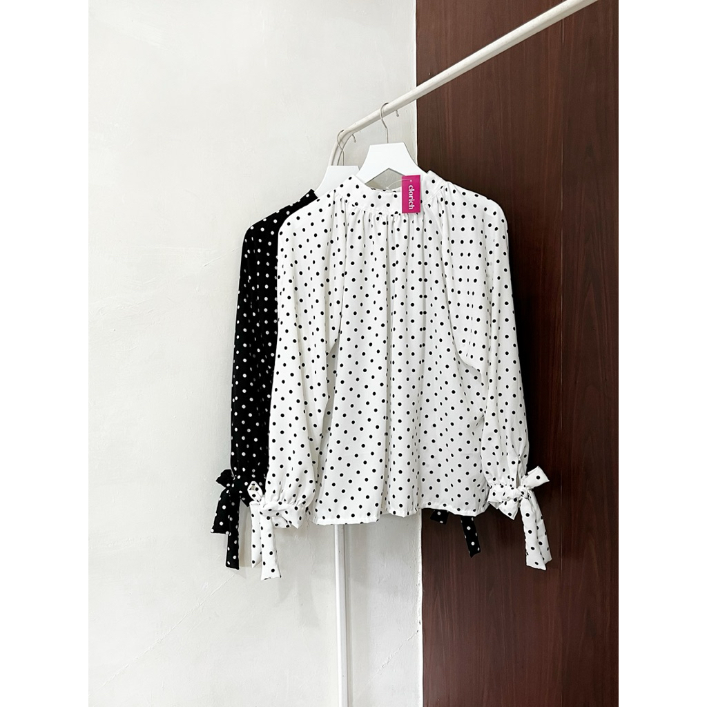 CLORICH - ELMIRA BLOUSE | blouse polkadot wanita