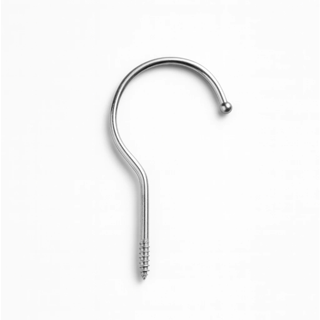 Hook Hanger Kayu Bahan Stainless Steel - Tahan Karat, Anti Korosi, Finishing Krom