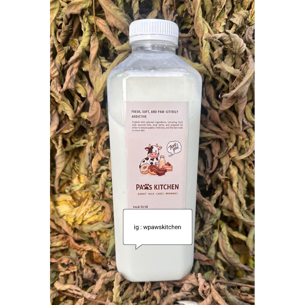 Susu sapi murni pasteurisasi / matang / susu sapi segar 1 liter