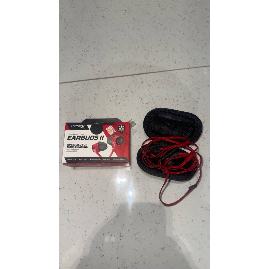 hyperx cloud earbuds II second