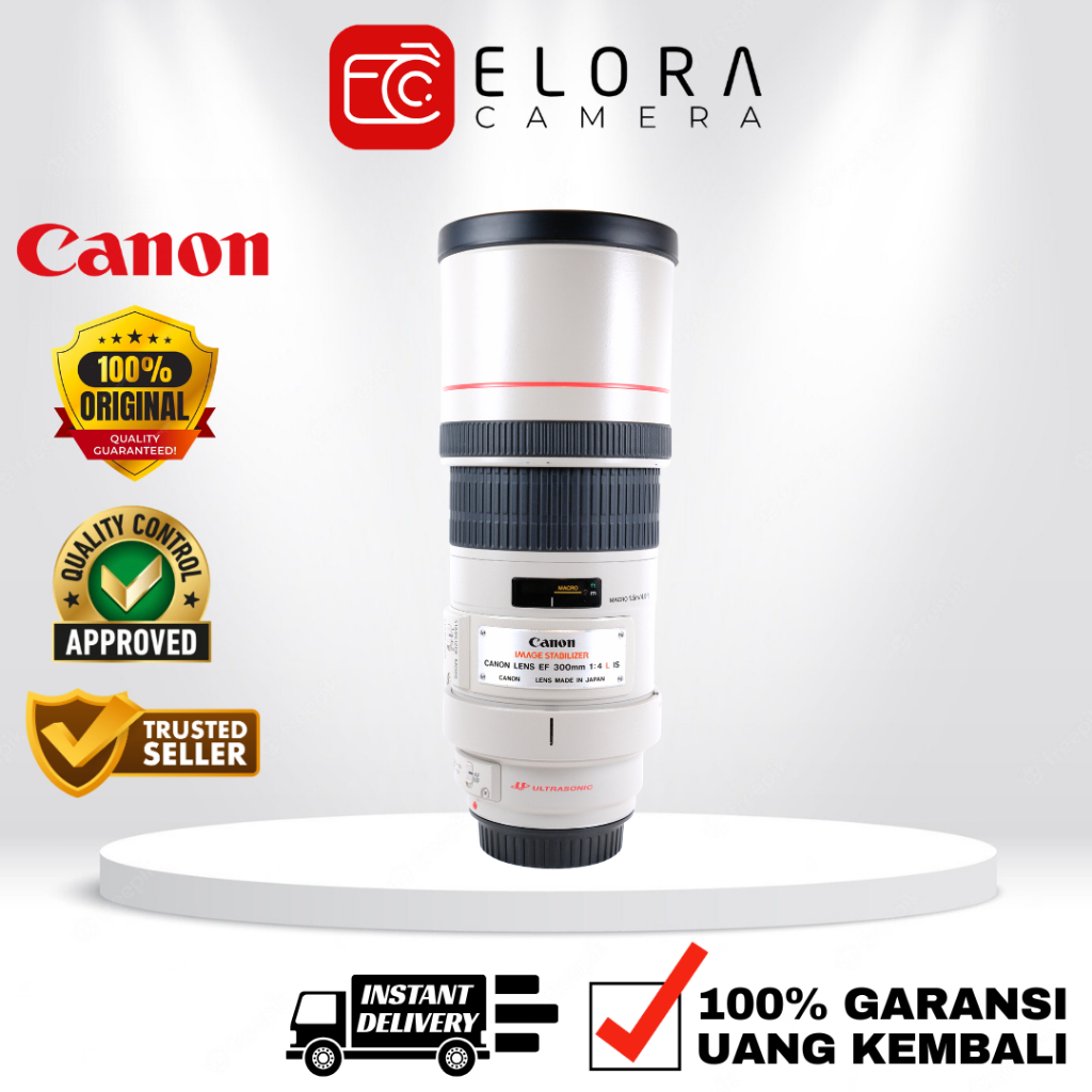 Canon 300mm F4 L IS / Lensa Canon 300 mm F 4 L IS