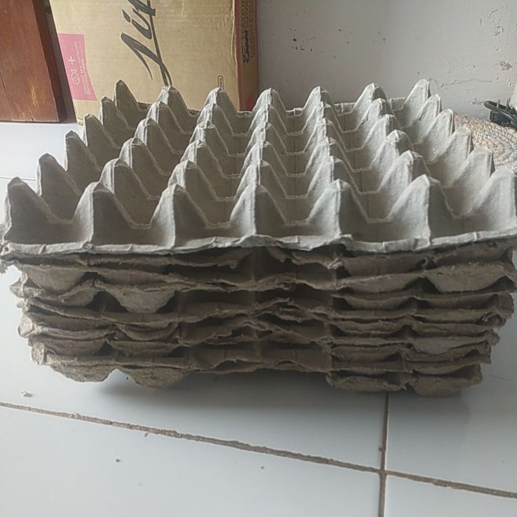 Wadah Telur Karton Bekas paket isi 10/sortiran