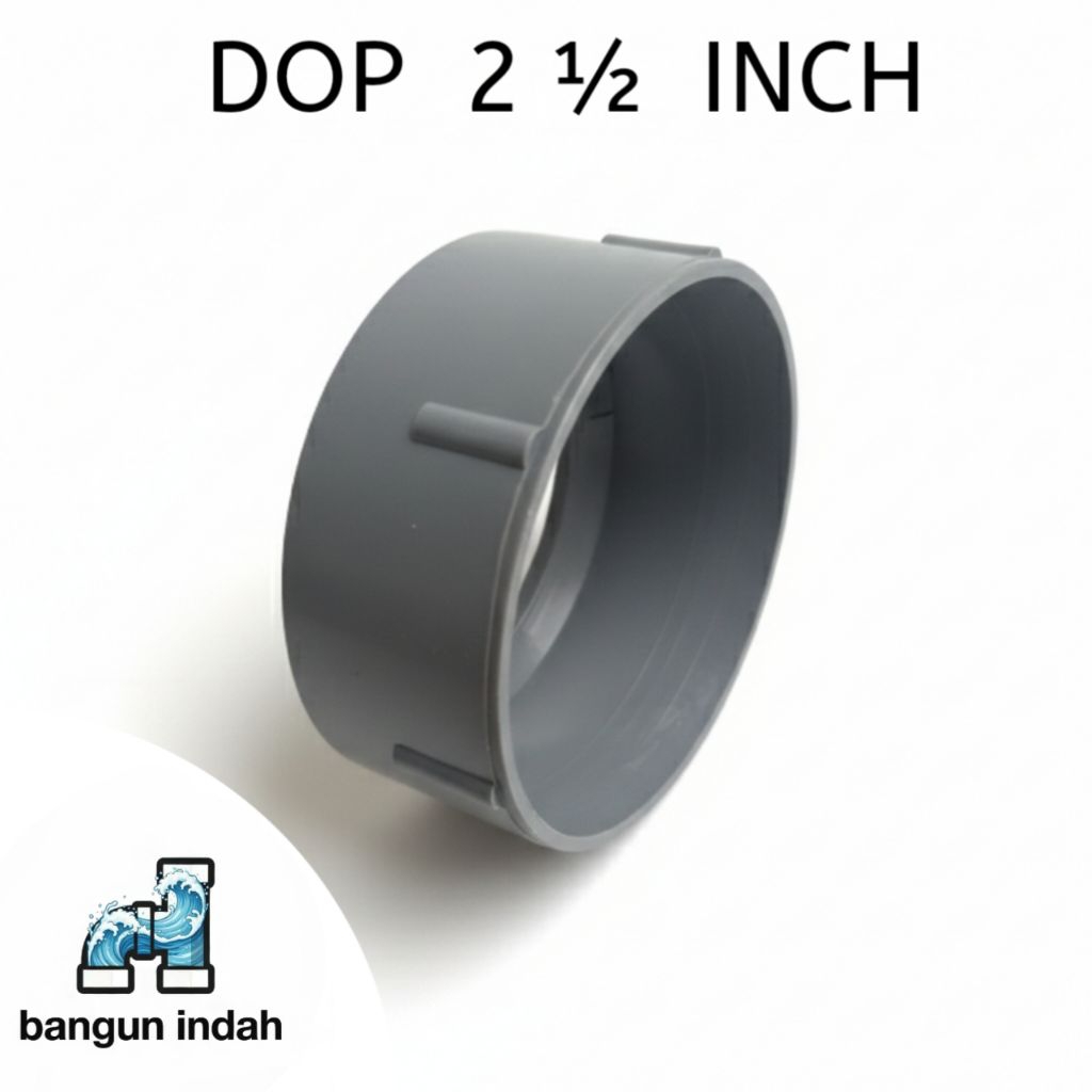 Tutup Paralon 2 1/2 inch Dop PVC 2 1/2 inch Tutup Paralon Dop PVC ukuran 2 1/2 inch