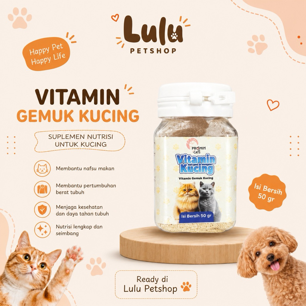 VITAMIN GEMUK KUCING
