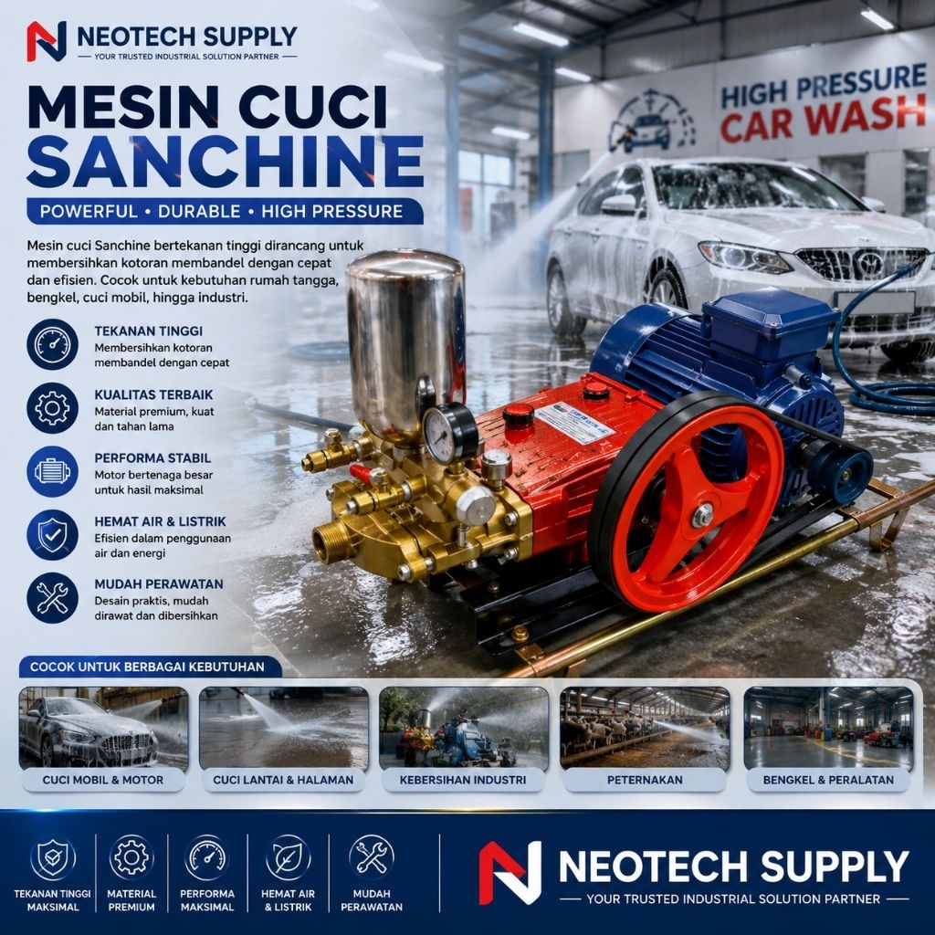 Power Sprayer Kit SANCHIN SCN 30 + Dinamo 3Hp 1Phase Full Set Rakit