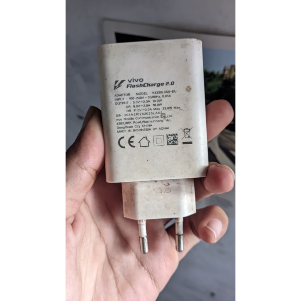 charger up 33w original vivo