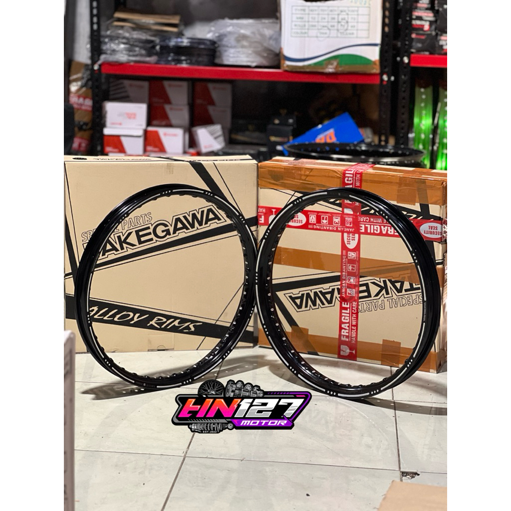 VELG TAKEGAWA CUSTOM MILING GARIS TITIK RING 17 140/160 VELG CUSTOM MILING TAKEGAWA