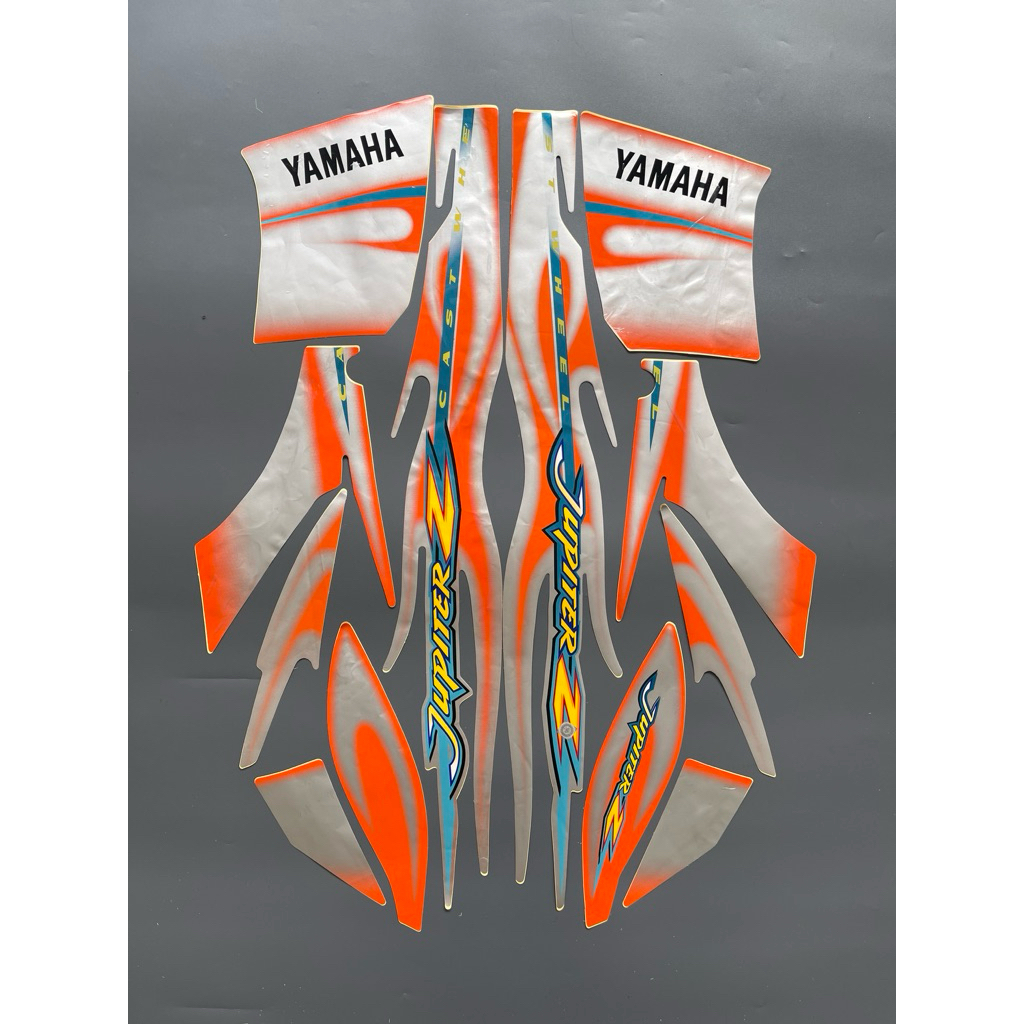 STRIPING STIKER JUPITER Z CW 2005 SILVER ORANGE