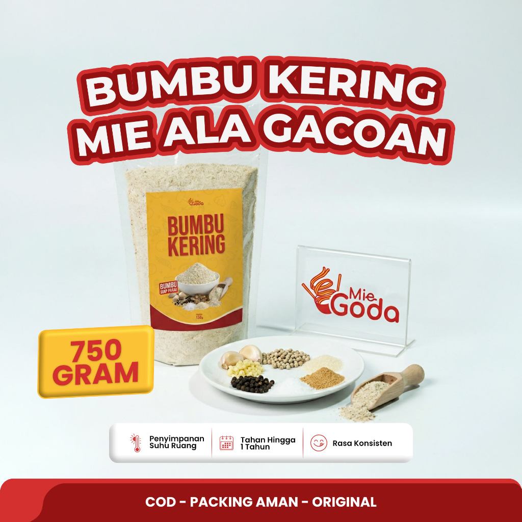 Bumbu Kering Mie Gacoan berat 750gram | Wizzmie | Mie Kober  | BisnisKuliner