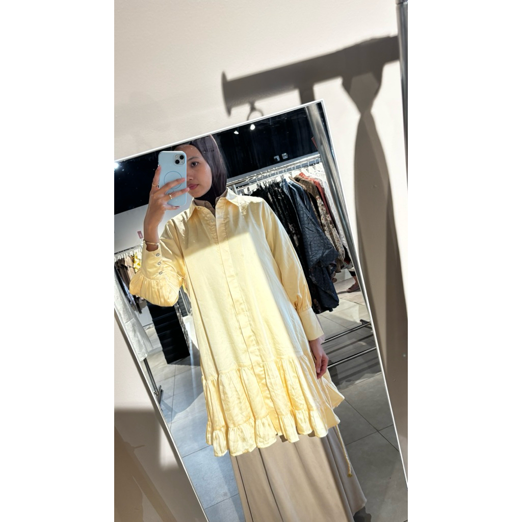 Nada Puspita tunik butter yellow (Nada Puspita)