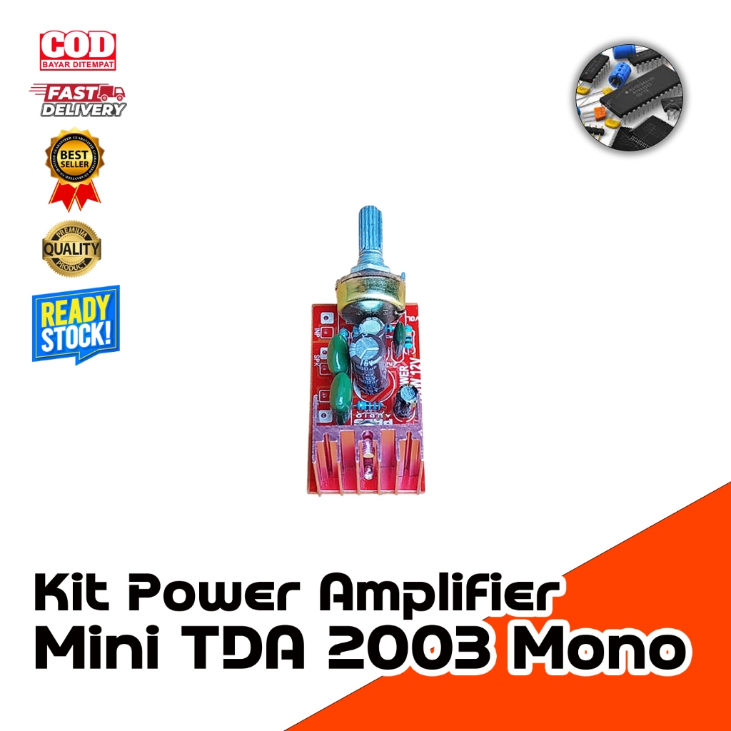 Kit Power Mini Amplifier DC 12 Volt MASTER MIXER