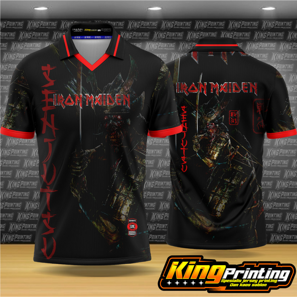 jersey band metal iron maiden full printing