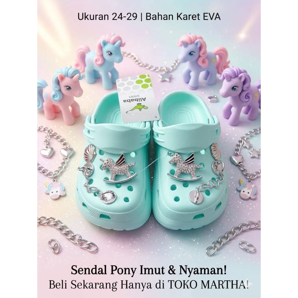 sendal anak-anak/sendal crocs/sendal harian