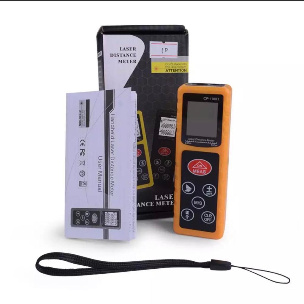 CP-100H Digital LCD Laser Distance Meter 100 Meter - Alat Ukur Jarak CP 100H / CP100H