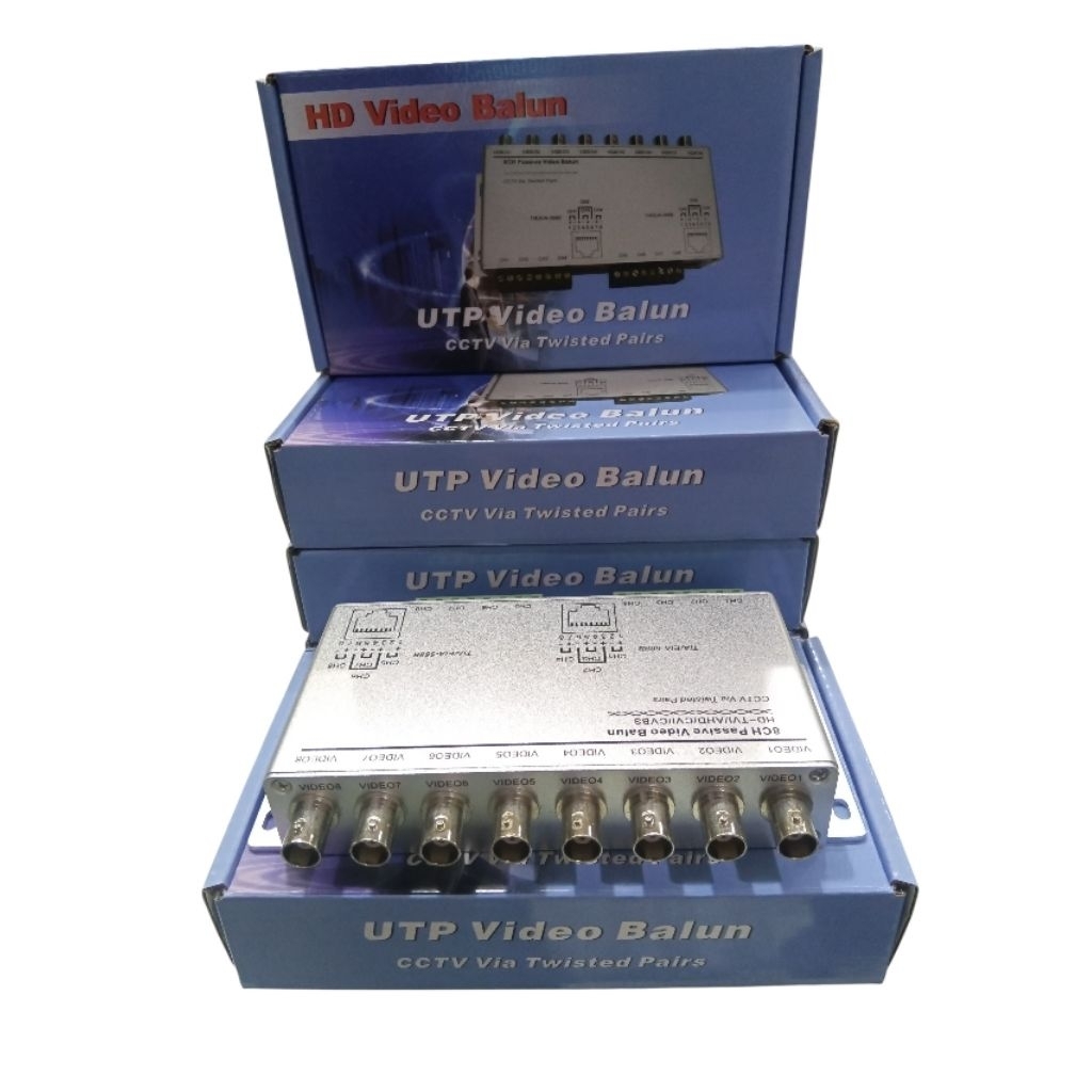 VIDEO BALUN 8CH PASSIVE /HD Video Balun 8CH UTP CCTV