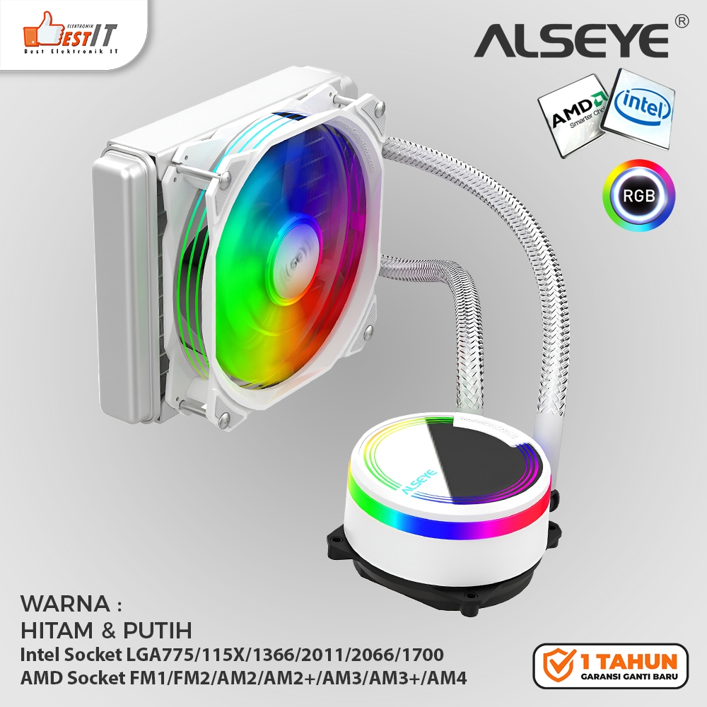 Alseye Fan Processor Single Fan Liquid Cooler M120