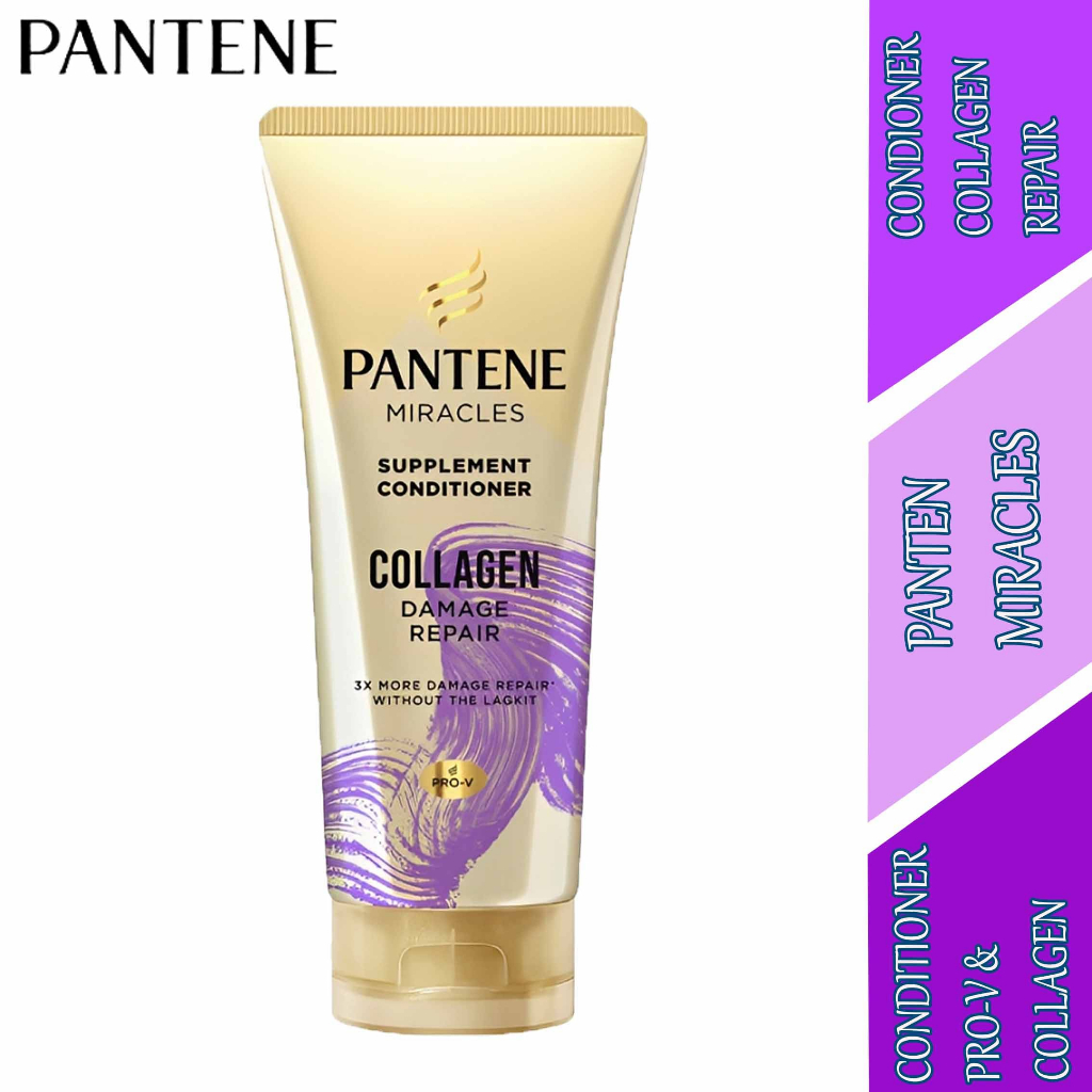 Conditioner Collagen Repair - Conditioner Pantene Miracles - Conditioner Pro-V Collagen - 300ml