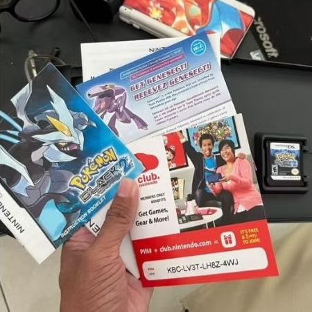 Kaset nitendo NDS pokemon black version 2
