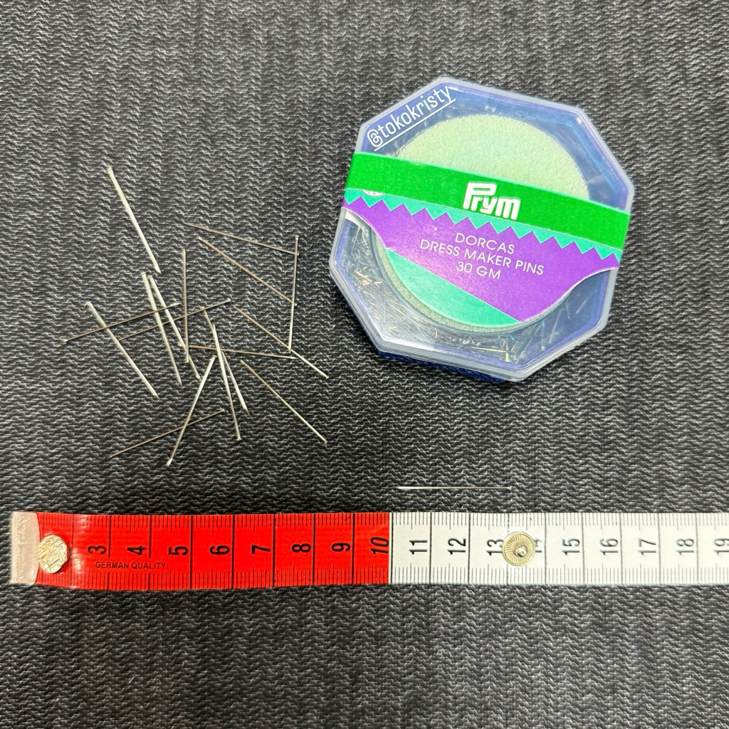 jarum paku busa dorcas dress maker pins PRYM