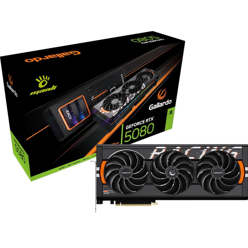 MANLI RTX 5080 GALLARDO VGA | 16GB OC GDDR7