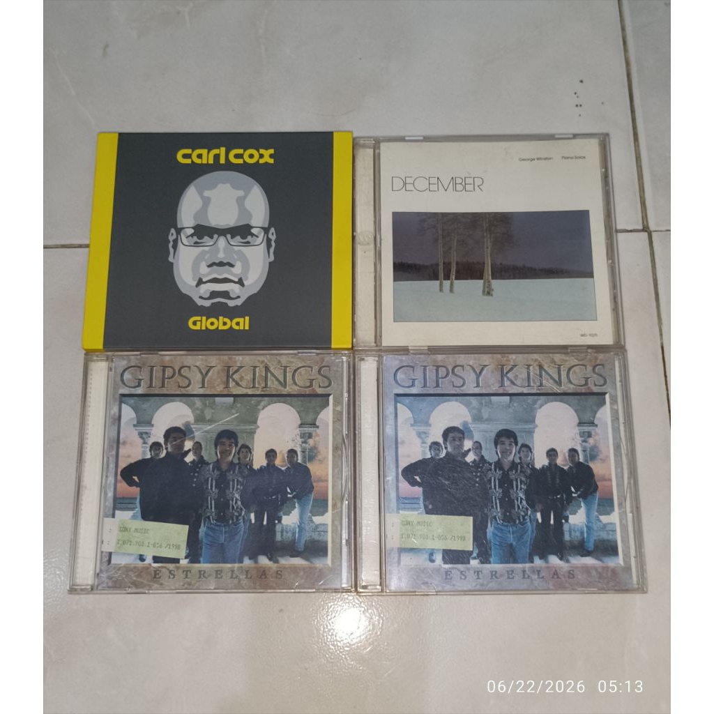 cd CARL COX-Global / GEORGE WINSTON-December / GIPSY KINGS-Estrellas (4-1) / GIPSY KINGS-Estrellas (