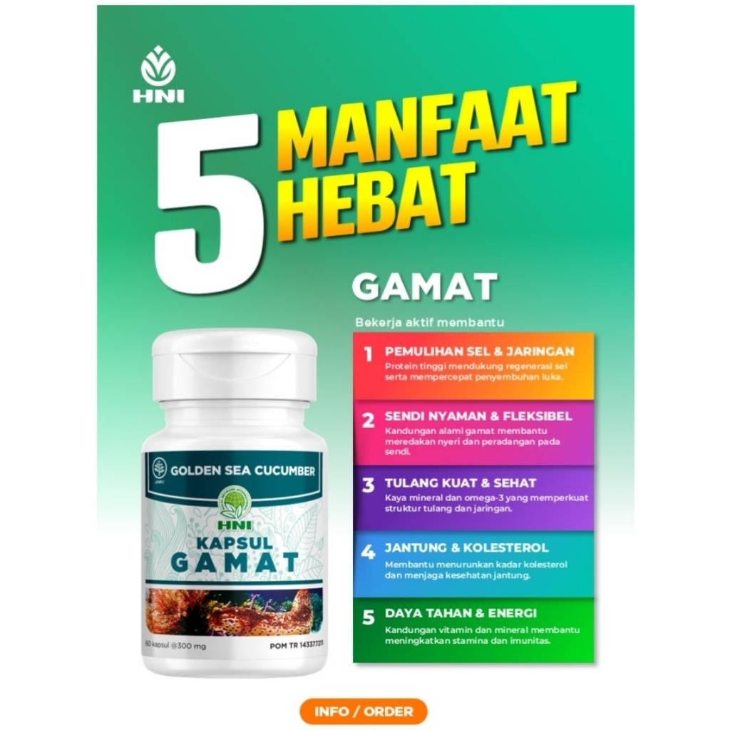 GAMAT KAPSUL HNI