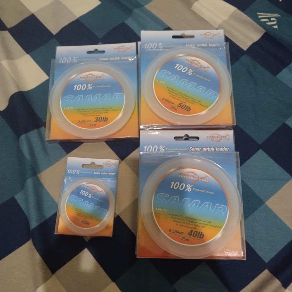 Leader Relix Samar 20lb, 30lb, 40lb, 50lb Fluorocarbon Relix Nusantara