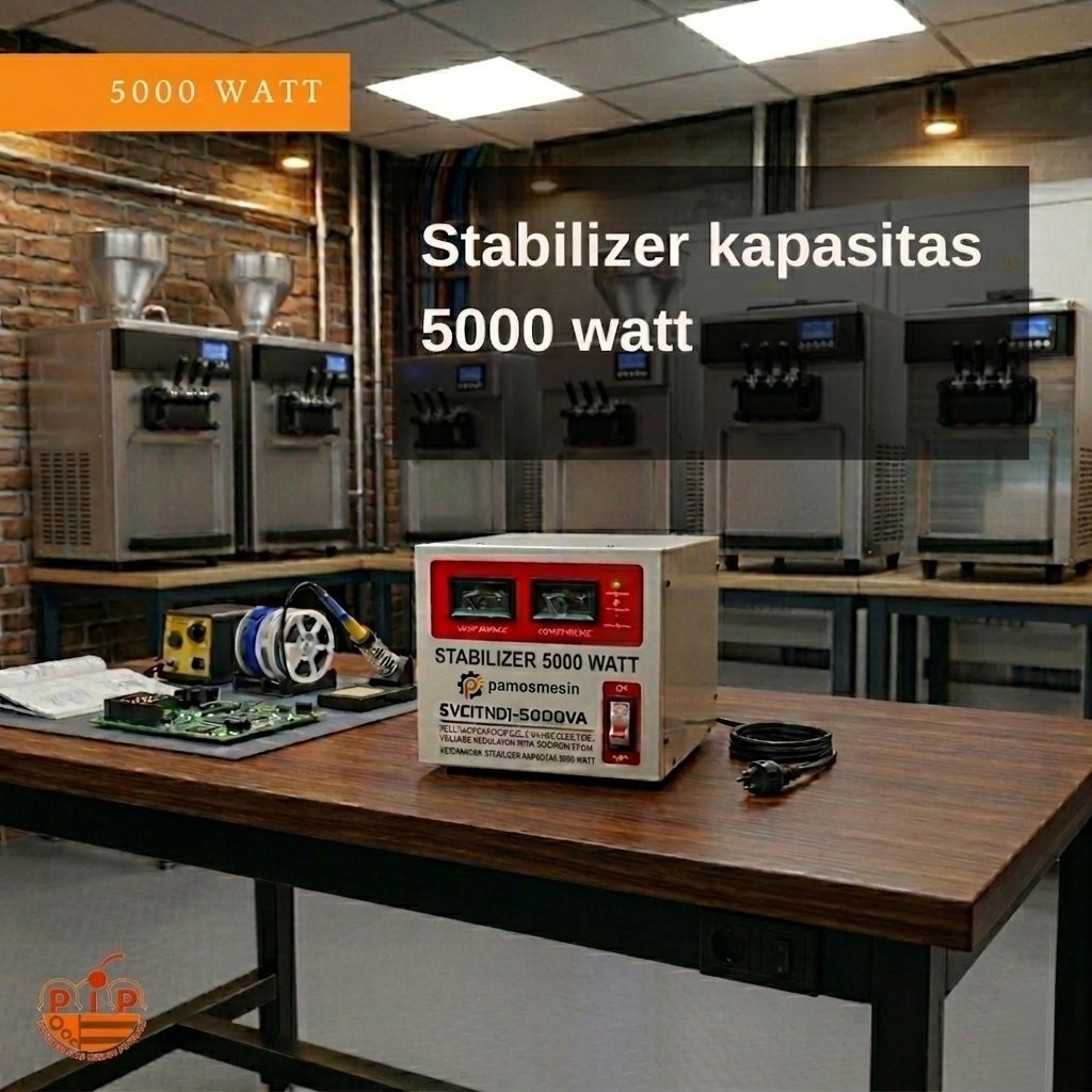 Stabilizer Listrik 5000 Watt -  Penstabil Tegangan Listrik Berkualitas