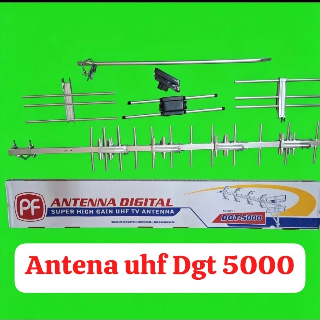 Antena digital PF DGT 5000 antena tv uhf digital outdoor pf dgt 5000 antena sinyal kuat