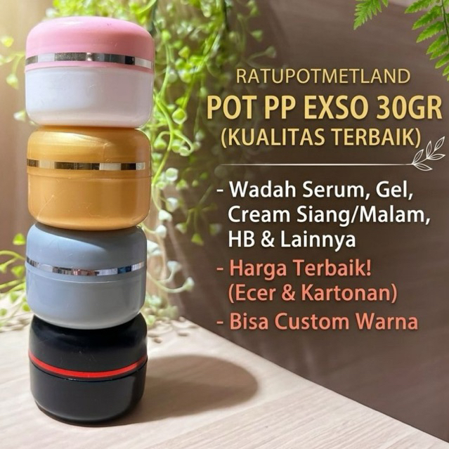 Pot TG 30 gr gold pot EXSO 30 gr