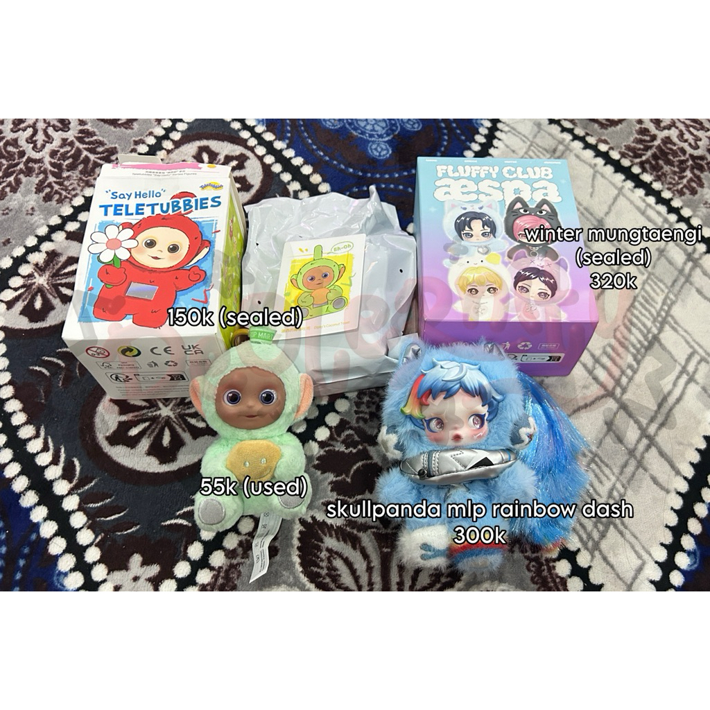 (BACA DESKRIPSI) PL POPMART TELETUBBIES, AESPA, SKULLPANDA MLP