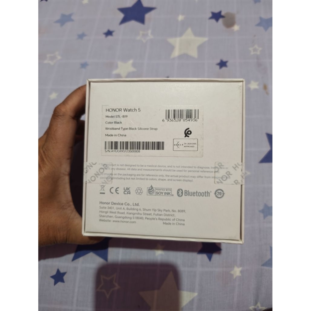Honor watch 5 BNIB hitam